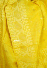 Pure Handwoven Tussar Jamdani Silk Saree (Silk Mark Certified)